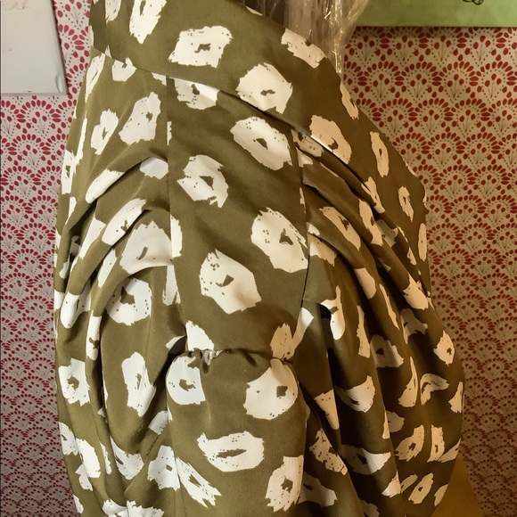 Adolph Schuman for Lilli Ann Vintage Long Sleeve Dressy Blouse White Floral - Picture 4 of 6